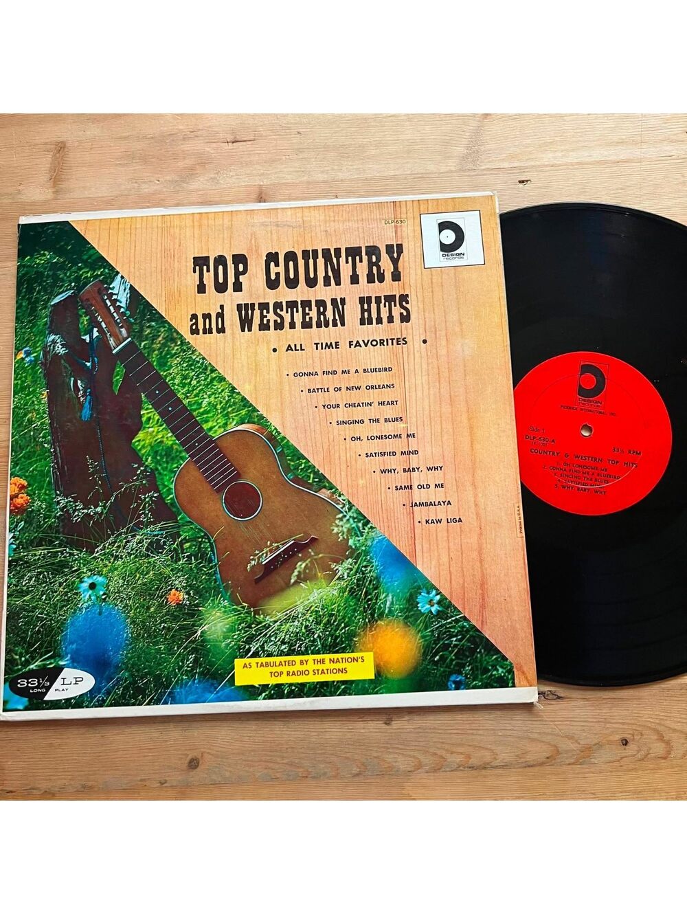 Various - Top Country and Western Hits 33rpm VG+ VR16